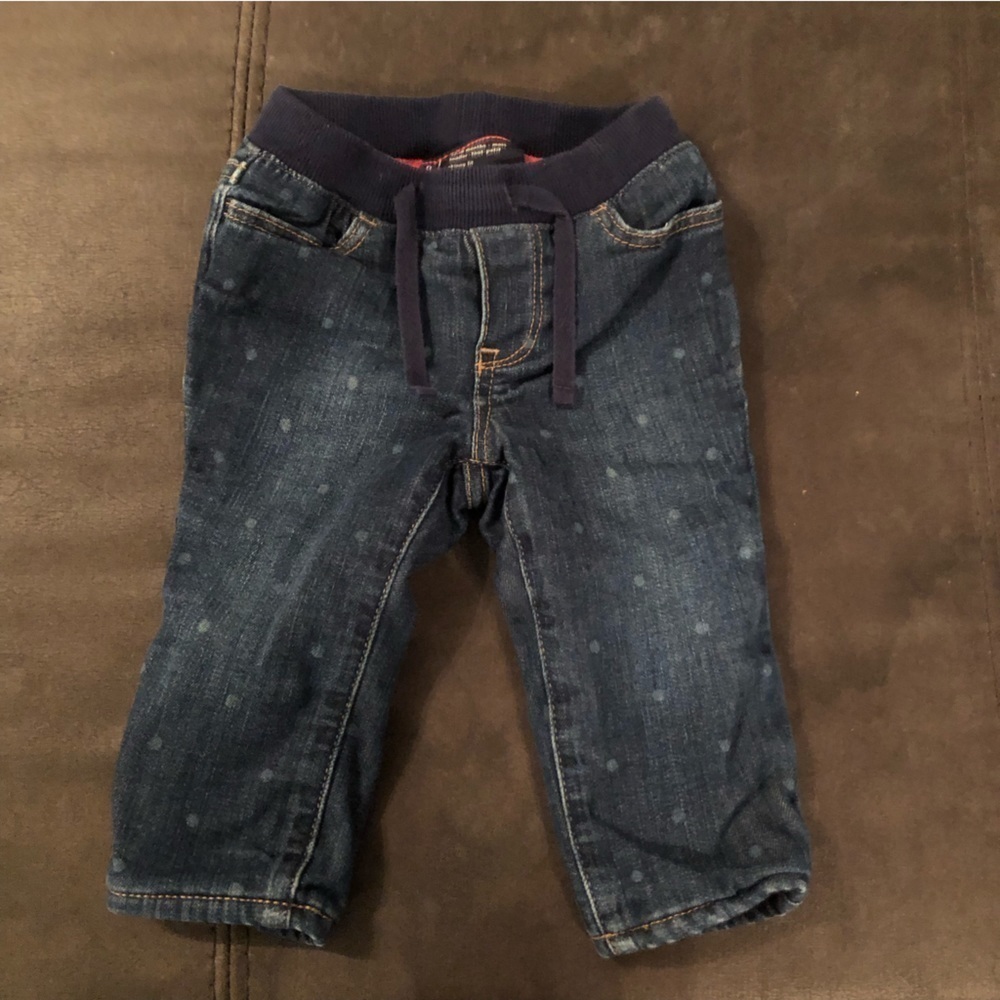 GAP Skinny Fit Lined Jeans Size 12-18 Months
